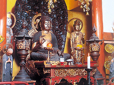 住林寺　阿弥陀如来坐像（県指定文化財）